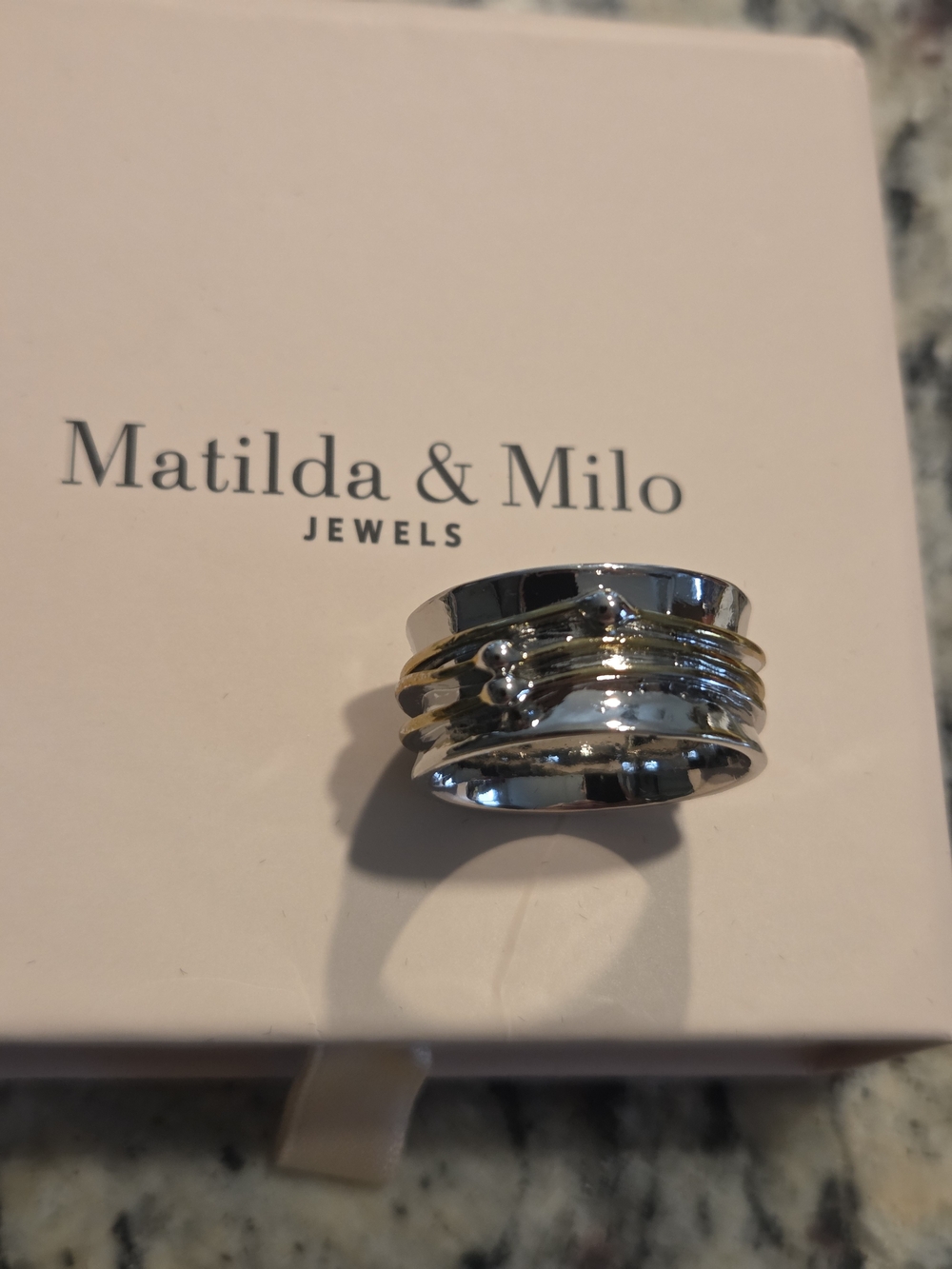Matilda & Milo Jewels "Gold Layered Silver Ring"